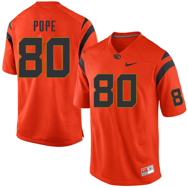 Men #80 Trevor Pope Oregon State Beavers College Football Jerseys Sale-Orange